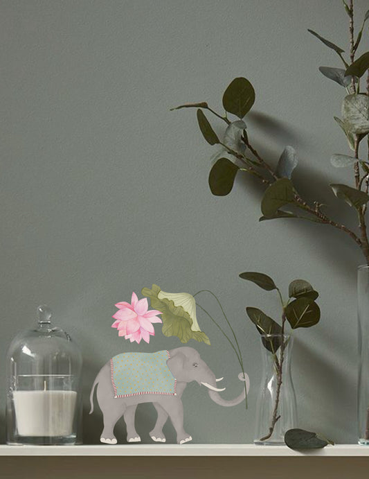 Elephant wall decal, wall decor, interior design, kids room decor, children room decor, wall decal nepal